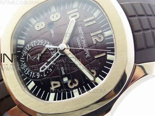Aquanaut 5164R RG GRF Best Edition Brown Dial on Brown Rubber Strap A324 V2 – Bild 4