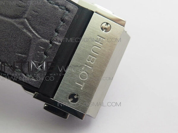 Classic Fusion 45mm Titanium WWF 1:1 V2 Best Edition Gray Dial On Gray Gummy Strap Asian HB1112 – Bild 14