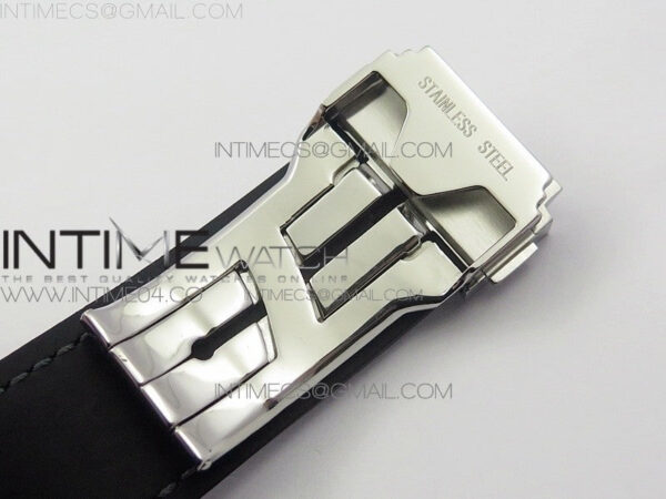 Classic Fusion 45mm Titanium WWF 1:1 V2 Best Edition Gray Dial On Gray Gummy Strap Asian HB1112 – Bild 15