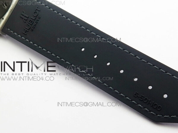 Classic Fusion 45mm Titanium WWF 1:1 V2 Best Edition Gray Dial On Gray Gummy Strap Asian HB1112 – Bild 20