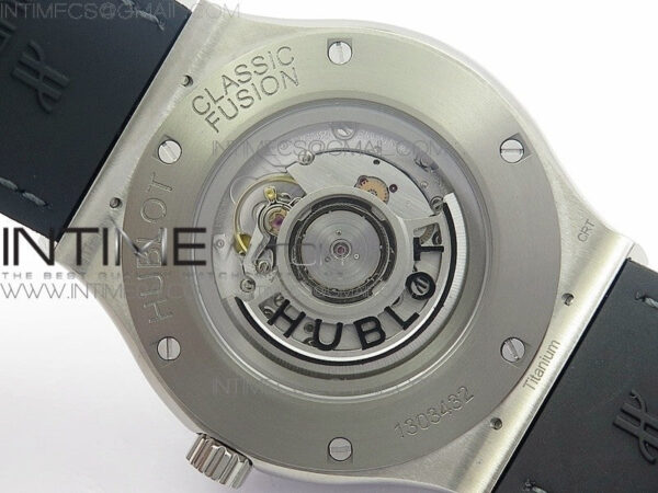 Classic Fusion 45mm Titanium WWF 1:1 V2 Best Edition Gray Dial On Gray Gummy Strap Asian HB1112 – Bild 21