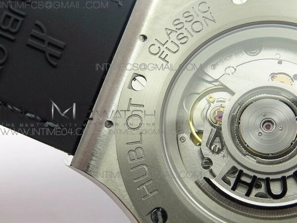 Classic Fusion 45mm Titanium WWF 1:1 V2 Best Edition Gray Dial On Gray Gummy Strap Asian HB1112 – Bild 22