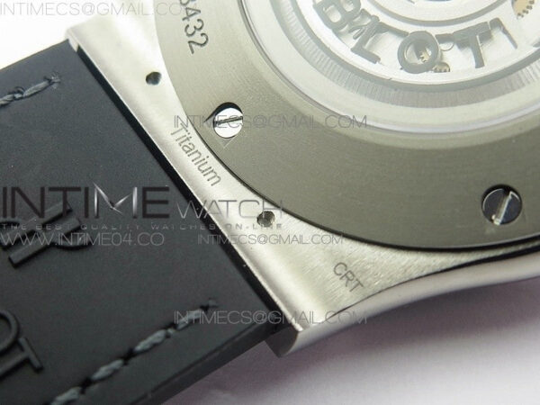 Classic Fusion 45mm Titanium WWF 1:1 V2 Best Edition Gray Dial On Gray Gummy Strap Asian HB1112 – Bild 23