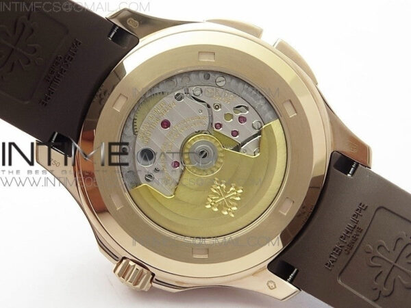 Aquanaut 5164R RG GRF Best Edition Brown Dial on Brown Rubber Strap A324 V2 – Bild 23