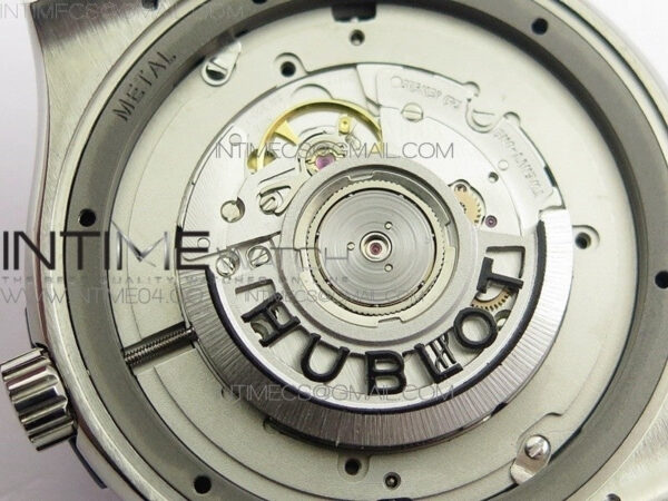 Classic Fusion 45mm Titanium WWF 1:1 V2 Best Edition Gray Dial On Gray Gummy Strap Asian HB1112 – Bild 24