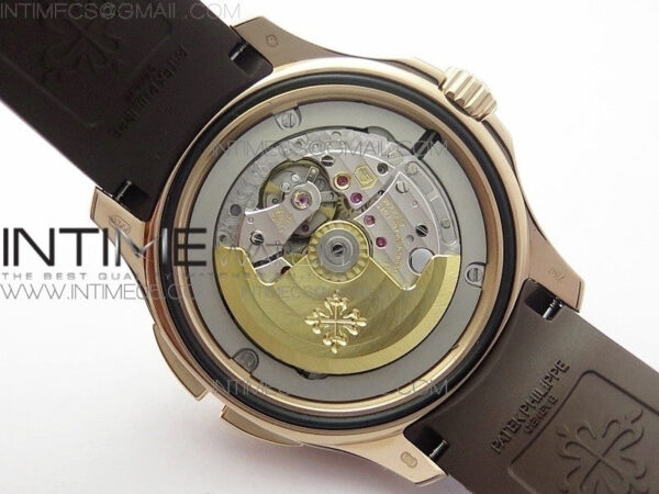 Aquanaut 5164R RG GRF Best Edition Brown Dial on Brown Rubber Strap A324 V2 – Bild 28