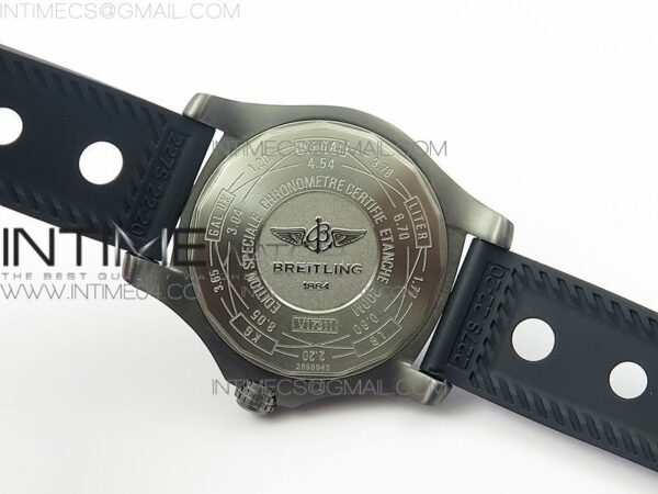 AVENGER BLACKBIRD V17311 Ti DLC 1:1 Best Edition Black Dial Diamonds Bezel on Nylon Strap A2824 – Bild 16