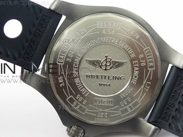 AVENGER BLACKBIRD V17311 Ti DLC 1:1 Best Edition Black Dial Diamonds Bezel on Nylon Strap A2824 – Bild 17