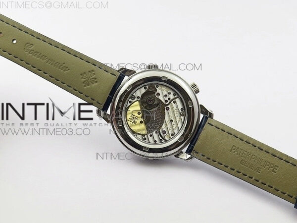 6104P Moon SS Black Dial on Black Leather Strap A240 V2 – Bild 9