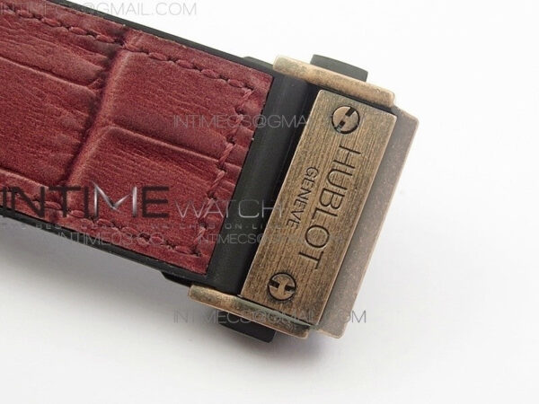 Classic Fusion 45mm RG Engravings Case SRF Best Edition Red dial On Red Gummy Strap A2892(Free box) – Bild 12