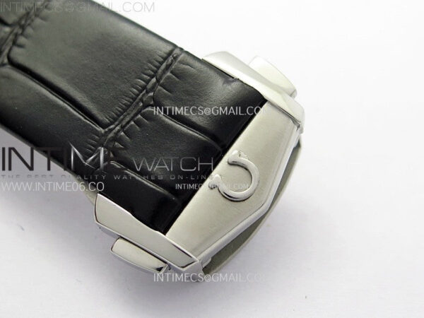Constellation 39mm SS TWF Silver Gray Dial on Black Leather Strap A8800 – Bild 12