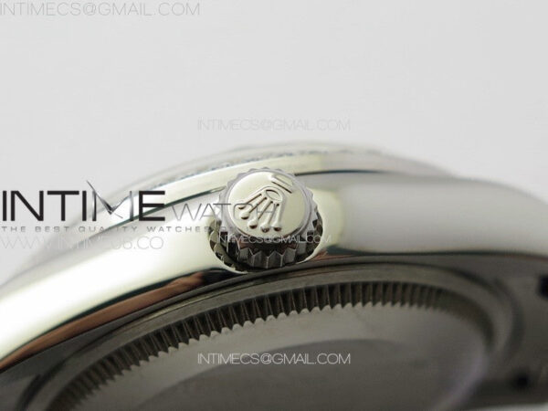 DateJust 31mm 72610 SS Crystals Bezel APSF Best Edition Green Dial Sticks Markers on Oyster Bracelet A2824 – Bild 12