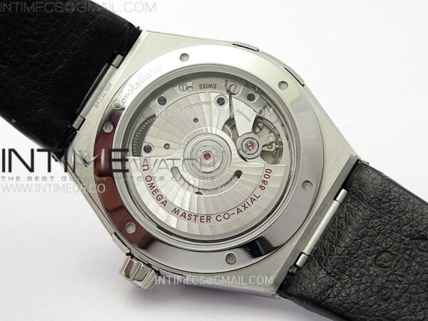 Constellation 39mm SS TWF Silver Gray Dial on Black Leather Strap A8800 – Bild 20