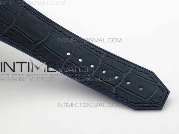Classic Fusion 45mm DLC SRF Best Edition Blue dial On Blue Gummy Strap A2892 – Bild 11