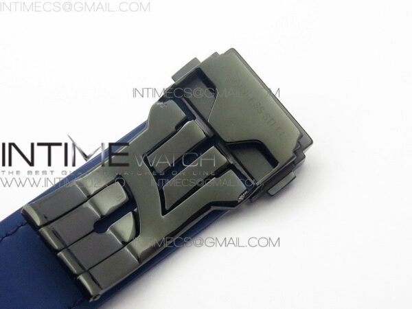 Classic Fusion 45mm DLC SRF Best Edition Blue dial On Blue Gummy Strap A2892 – Bild 13
