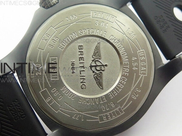 AVENGER BLACKBIRD V17311 Ti DLC 1:1 Best Edition Black CF Dial on Nylon Strap A2824 – Bild 14