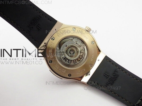 Classic Fusion 45mm RG Berluti Scritto SRF Best Edition Brown Leather Dial On Gummy Strap A2892 – Bild 14