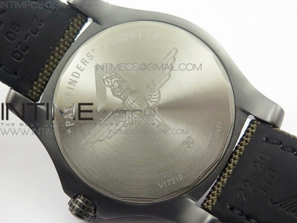 AVENGER V17310 Ti DLC 1:1 Best Edition Black Dial Pathfinders First In on Nylon Strap A2824 – Bild 15