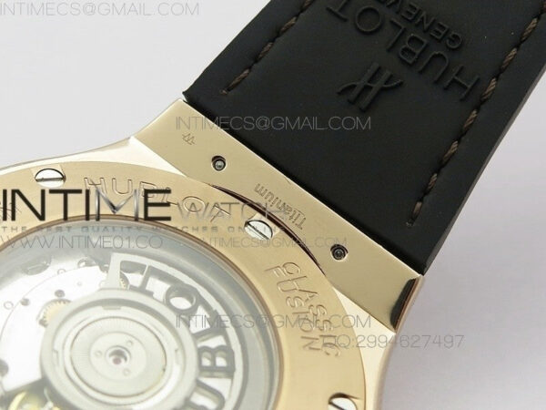 Classic Fusion 45mm RG Berluti Scritto SRF Best Edition Brown Leather Dial On Gummy Strap A2892 – Bild 16