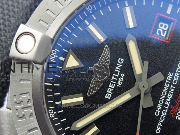 AVENGER BLACKBIRD V17311 Ti DLC 1:1 Best Edition Black Dial on Nylon Strap A2824 – Bild 6