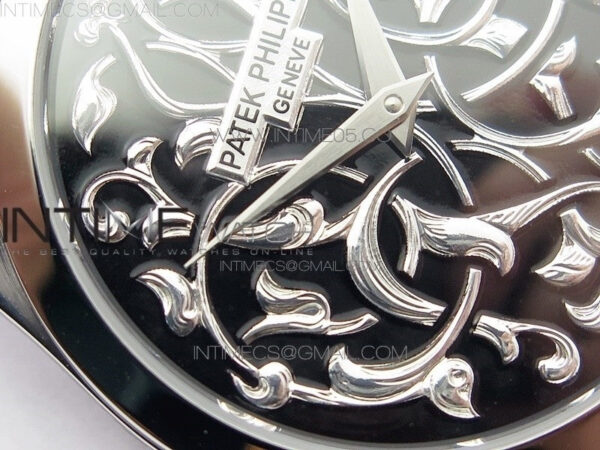 Classic 5088 100P Engraved Case FLF Best Edition Engraved Dial on Black Leather strap Cal.240 – Bild 6