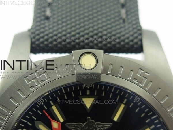 AVENGER BLACKBIRD V17311 Ti DLC 1:1 Best Edition Black Dial on Nylon Strap A2824 – Bild 7