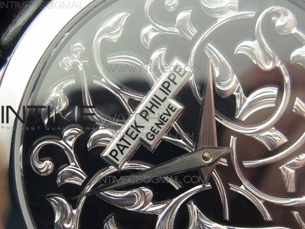 Classic 5088 100P Engraved Case FLF Best Edition Engraved Dial on Black Leather strap Cal.240 – Bild 7