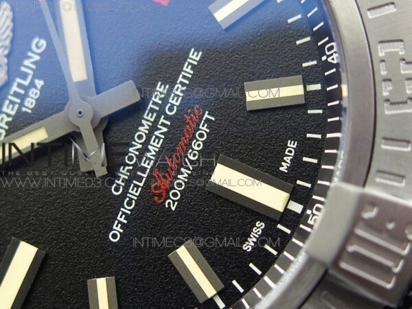 AVENGER BLACKBIRD V17311 Ti DLC 1:1 Best Edition Black Dial on Nylon Strap A2824 – Bild 8