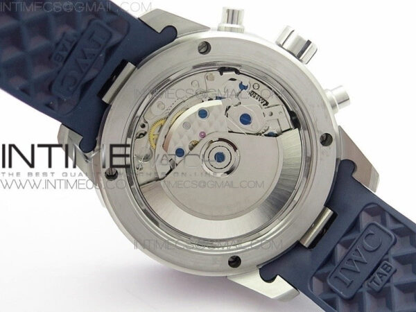 Aquatimer Chrono SS BLS Best Edition Blue Dial on Blue Rubber Strap A7750 – Bild 20
