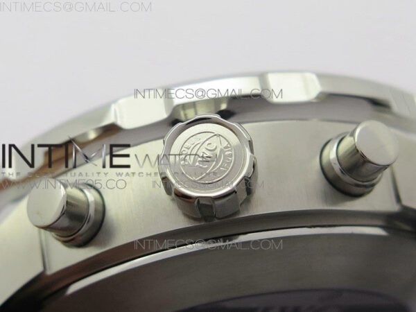 Aquatimer Chrono SS BLS Best Edition Black Dial on Black Rubber Strap A7750 – Bild 10