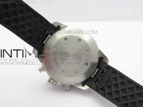 Aquatimer Chrono SS BLS Best Edition Black Dial on Black Rubber Strap A7750 – Bild 15