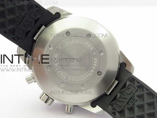 Aquatimer Chrono SS BLS Best Edition Black Dial on Black Rubber Strap A7750 – Bild 16