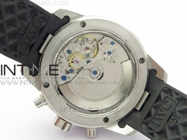 Aquatimer Chrono SS BLS Best Edition Black Dial on Black Rubber Strap A7750 – Bild 18