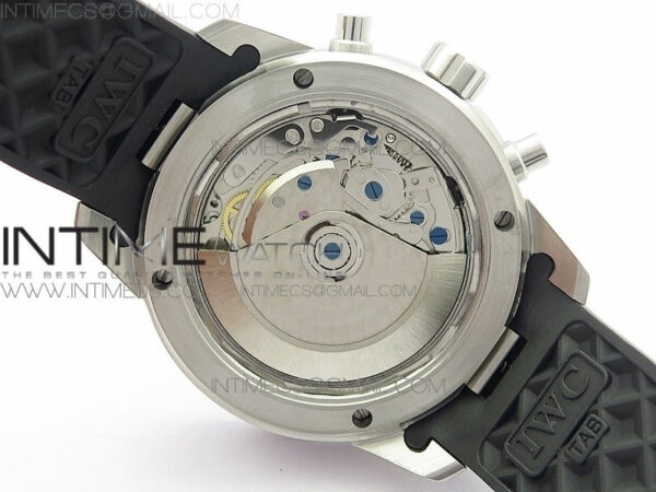 Aquatimer Chrono SS BLS Best Edition Black Dial on Black Rubber Strap A7750 – Bild 19