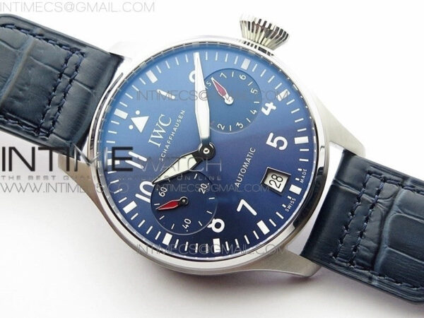 Big Pilot IW501008 Real PR SS ZF 1:1 Best Edition Blue Dial on Blue Leather Strap A51111 – Bild 2