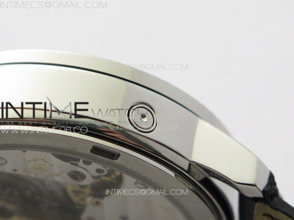 Calatrava 5057 Cortina Watch 50th Anniversary SS YSF 1:1 Best Edition Gray Dial on Black Leather Strap A240 – Bild 24