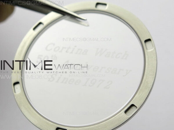 Calatrava 5057 Cortina Watch 50th Anniversary SS YSF 1:1 Best Edition Gray Dial on Black Leather Strap A240 – Bild 32