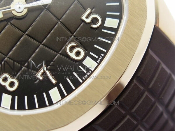 Aquanaut 5167R RG ZF 1:1 Best Edition Brown Dial on Brown Rubber Strap 324CS (Free box) – Bild 6