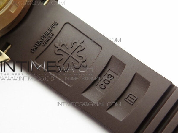 Aquanaut 5167R RG ZF 1:1 Best Edition Brown Dial on Brown Rubber Strap 324CS (Free box) – Bild 20