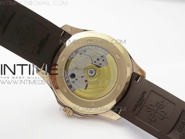 Aquanaut 5167R RG ZF 1:1 Best Edition Brown Dial on Brown Rubber Strap 324CS (Free box) – Bild 21