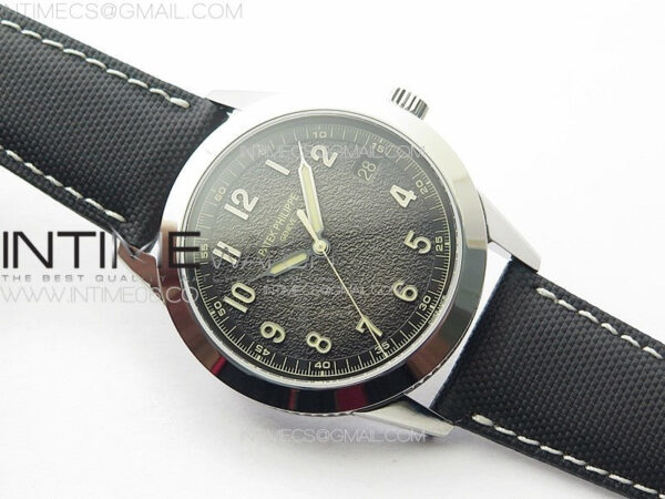 Calatrava 5226G SS PPF 1:1 Best Edition Gray Rock Dial on Black Nylon Strap 330CS – Bild 2