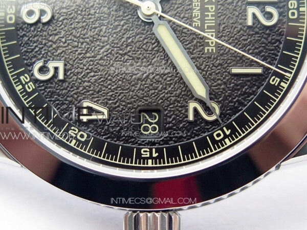 Calatrava 5226G SS PPF 1:1 Best Edition Gray Rock Dial on Black Nylon Strap 330CS – Bild 5