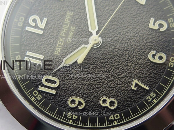 Calatrava 5226G SS PPF 1:1 Best Edition Gray Rock Dial on Black Nylon Strap 330CS – Bild 8