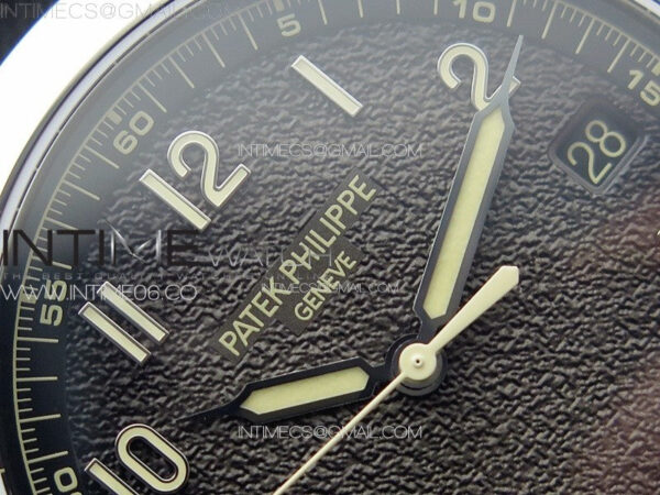 Calatrava 5226G SS PPF 1:1 Best Edition Gray Rock Dial on Black Nylon Strap 330CS – Bild 9
