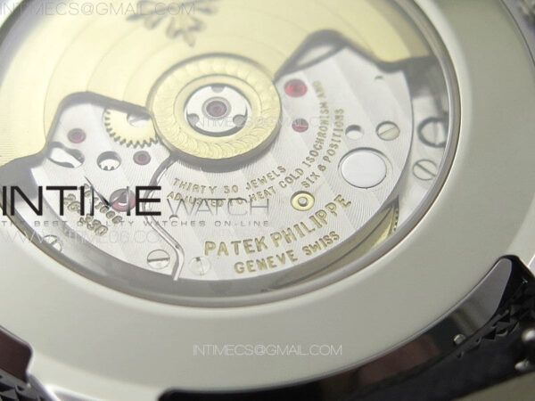 Calatrava 5226G SS PPF 1:1 Best Edition Gray Rock Dial on Black Nylon Strap 330CS – Bild 23