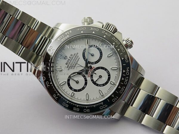 2023 Daytona 126500 904L Steel APSF 1:1 Best Edition White Dial on 904L SS Bracelet SH4131 – Bild 2