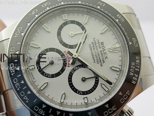 2023 Daytona 126500 904L Steel APSF 1:1 Best Edition White Dial on 904L SS Bracelet SH4131 – Bild 4