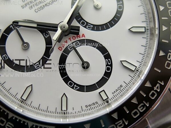 2023 Daytona 126500 904L Steel APSF 1:1 Best Edition White Dial on 904L SS Bracelet SH4131 – Bild 6