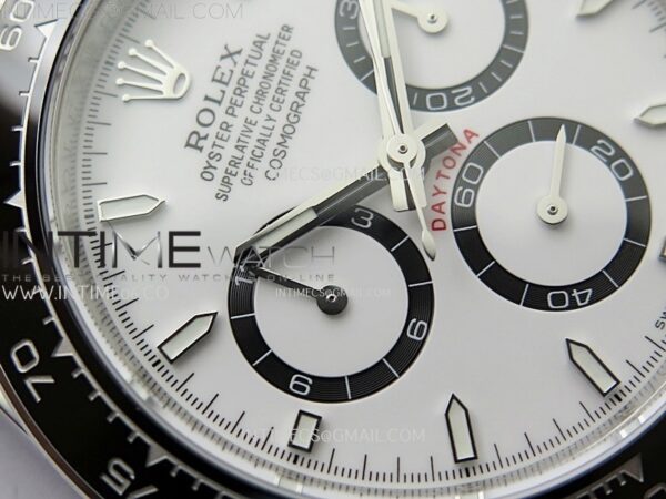 2023 Daytona 126500 904L Steel APSF 1:1 Best Edition White Dial on 904L SS Bracelet SH4131 – Bild 7