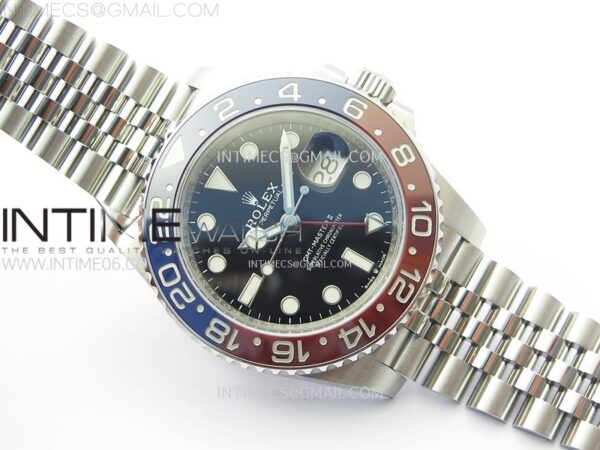 GMT-Master II Pepsi 126710 BLRO Blue/Red Ceramic Clean Factory 1:1 Best Edition Black Dial on Jubilee Bracelet SH3285 CHS – Bild 2